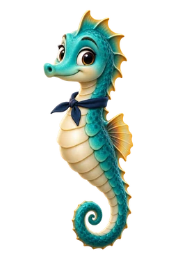 Finn, the KEEL assistant — a seahorse